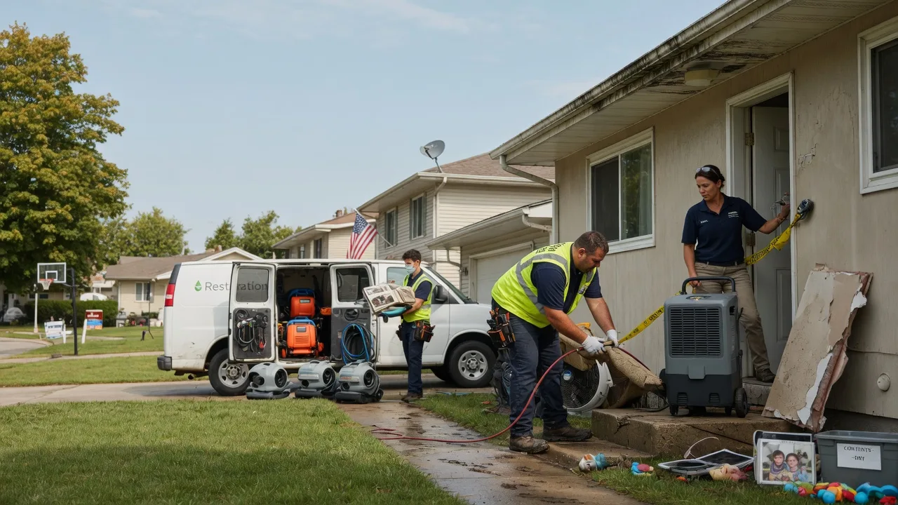 Water Damage Restoration in Naperville, IL near me